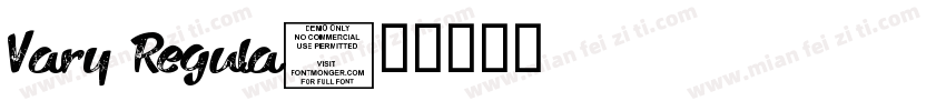 Vary Regula字体转换